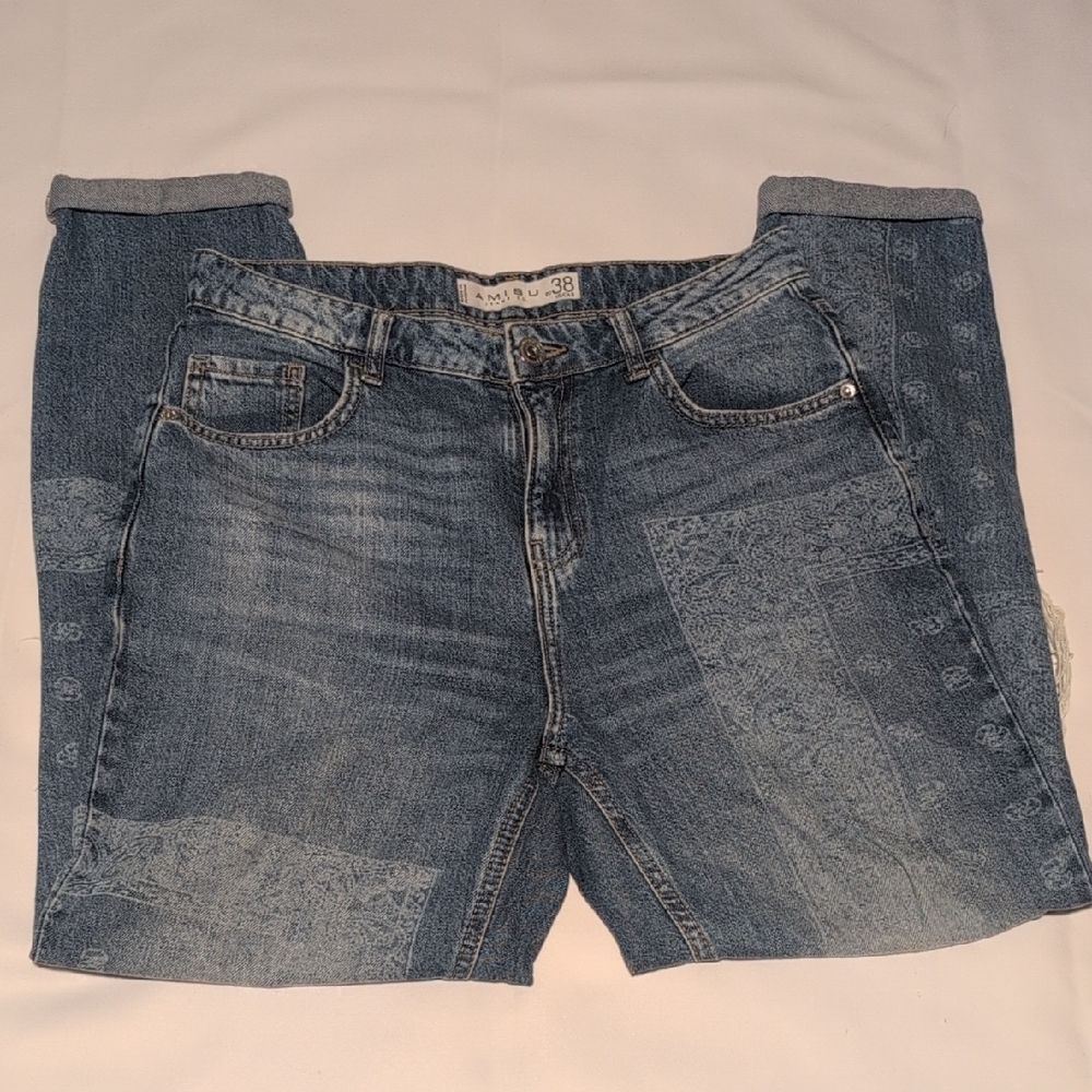 Amisu Relaxed Fit Blue Jeans